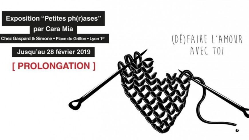 Exposition "Petites ph(r)ases" par Cara Mia Exposition "Petites ph(r)ases" par Cara Mia