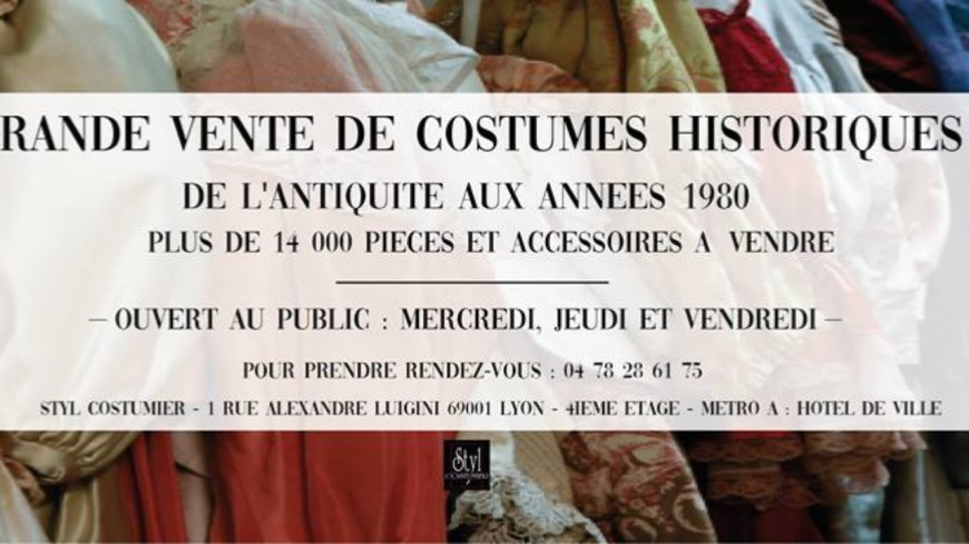 Grande vente de costumes historiques Grande vente de costumes historiques