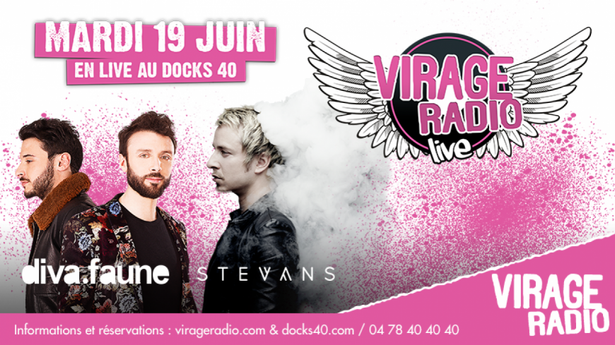 DIVA FAUNE + STEVANS en showcase Virage Radio DIVA FAUNE + STEVANS en showcase Virage Radio