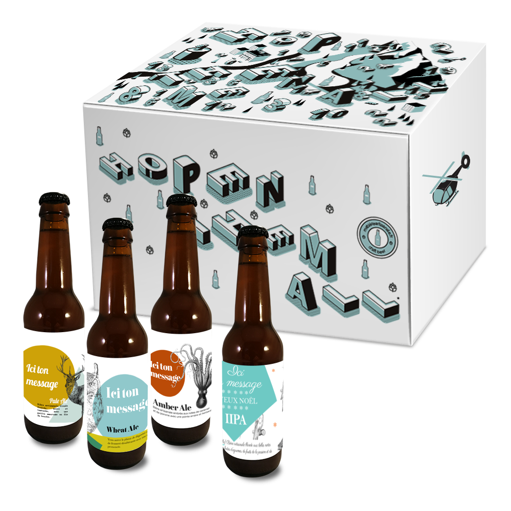 Calendrier de l'avent pour bouteilles de bière QUADRI - Mulliez-Richebé