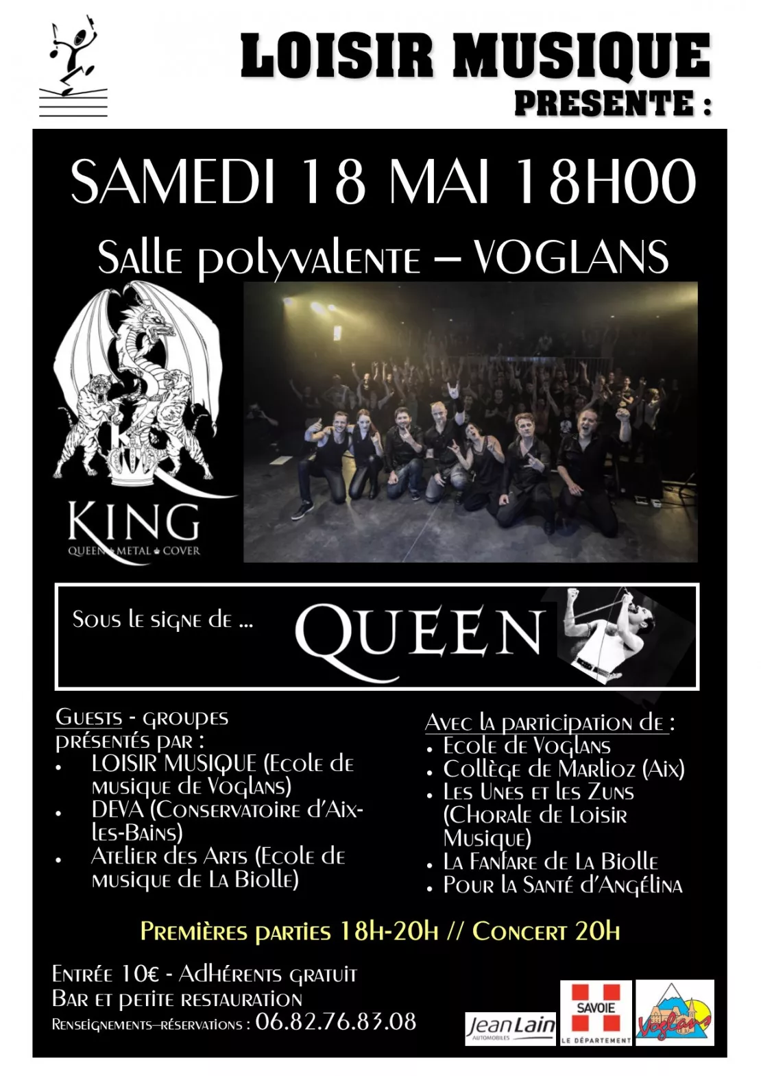 Concert de King, Queen Hard Rock Voglans