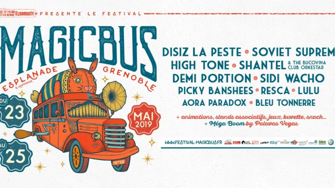 18ème Festival MAGIC BUS / 23 au 25 mai 2019 à Grenoble