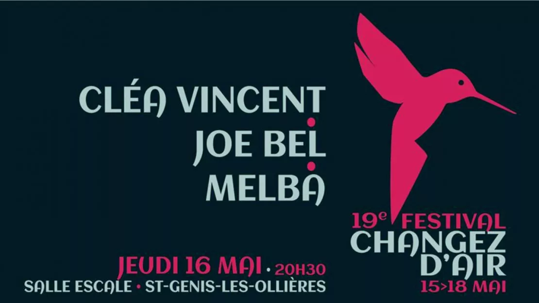Concert Melba + Joe Bel + Clea Vincent