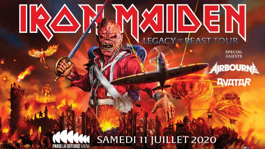 Iron Maiden, en concert