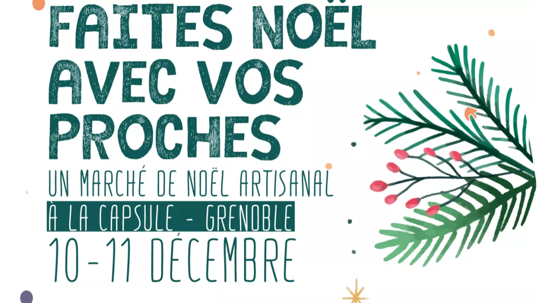 Évènement fabrikable - Marché de Noël artisanal à Grenoble