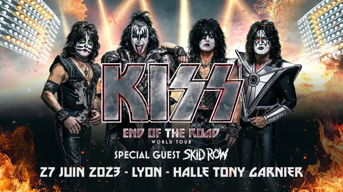 KISS : The End of the Road World Tour s'invite à Lyon !