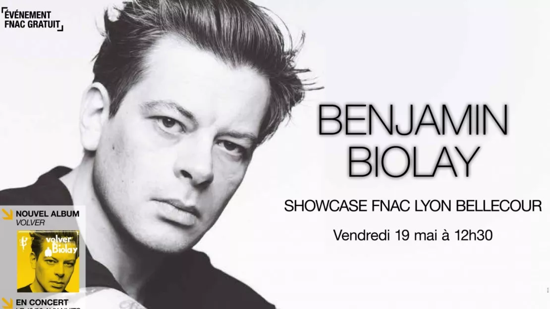 Benjamin Biolay en showcase à la Fnac Lyon Bellecour !