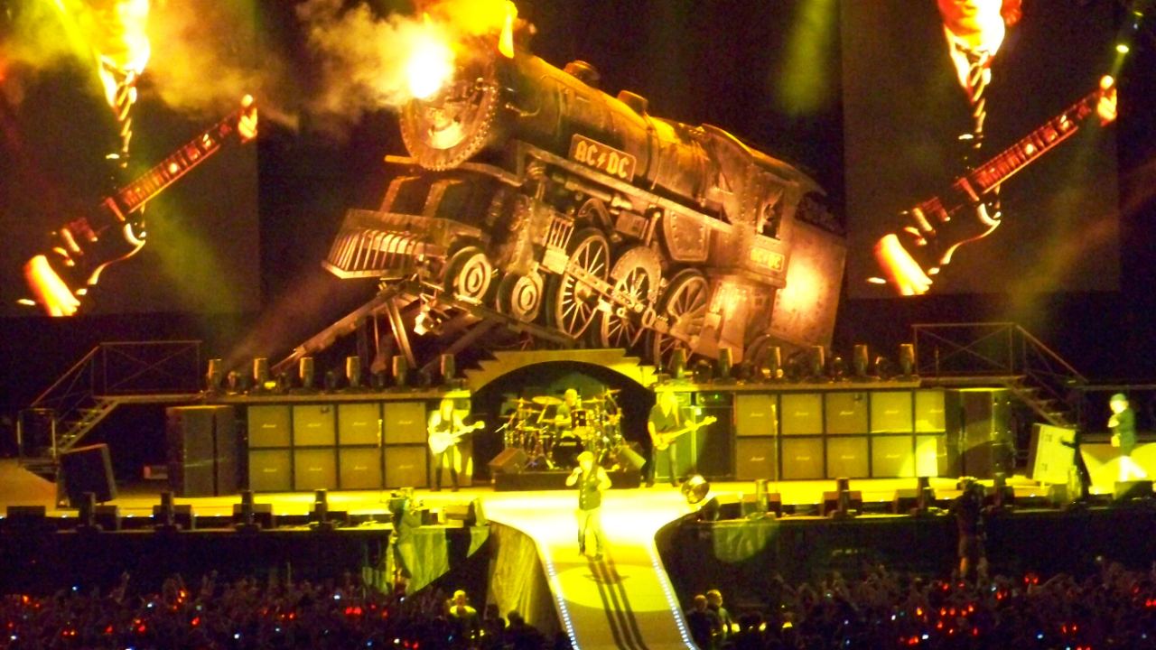 AC/DC en concert au festival 'Rock In Rio 2024'