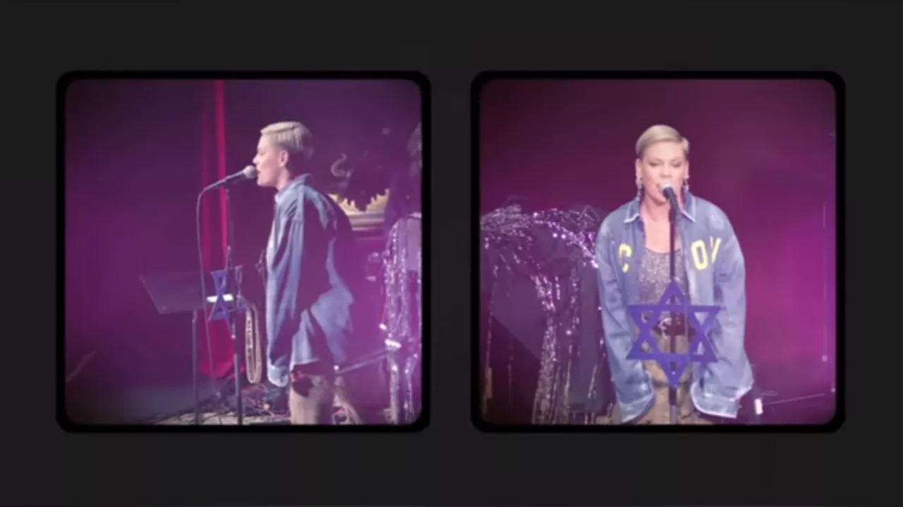 Pink en duo avec Dave Grohl sur le titre « Get The Party Started » (vidéo) Pink en duo avec Dave Grohl sur le titre « Get The Party Started » (vidéo)