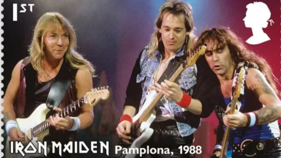 Des timbres à l’effigie d’Iron Maiden imprimés par la Royal Mail