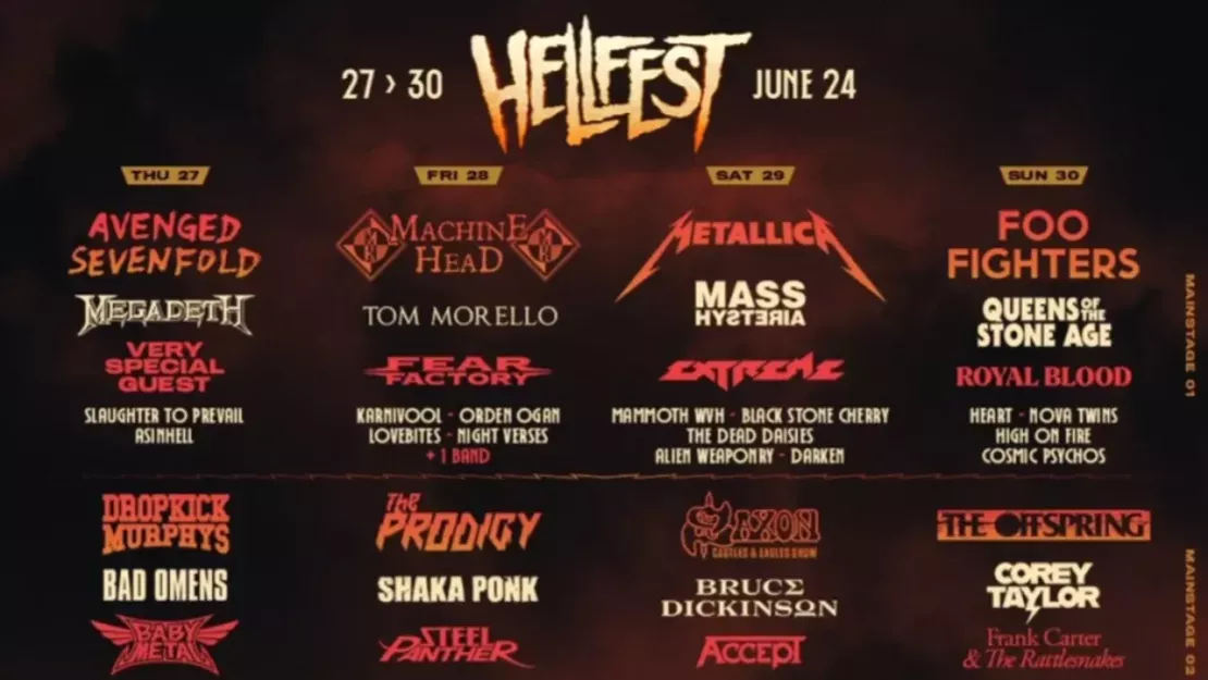 Hellfest : le programme détaillé !