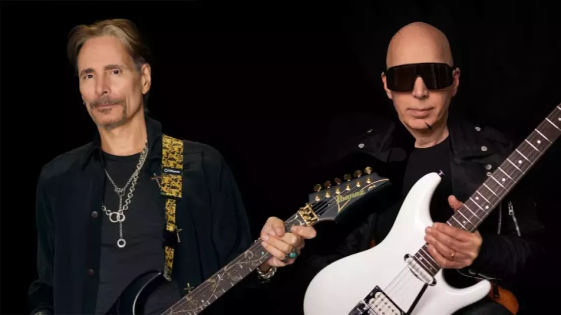 Joe Satriani et Steve Vai dévoilent enfin leur premier morceau !