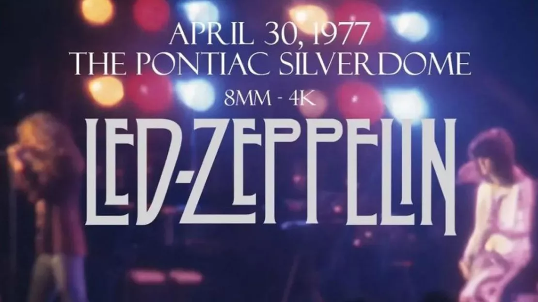 Led Zeppelin : 20 mn inédites de leur concert au Pontiac Silverdome en 1977 publiées