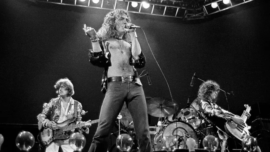 Led Zeppelin : découvrez les images de leur concert à Montréal en 1975