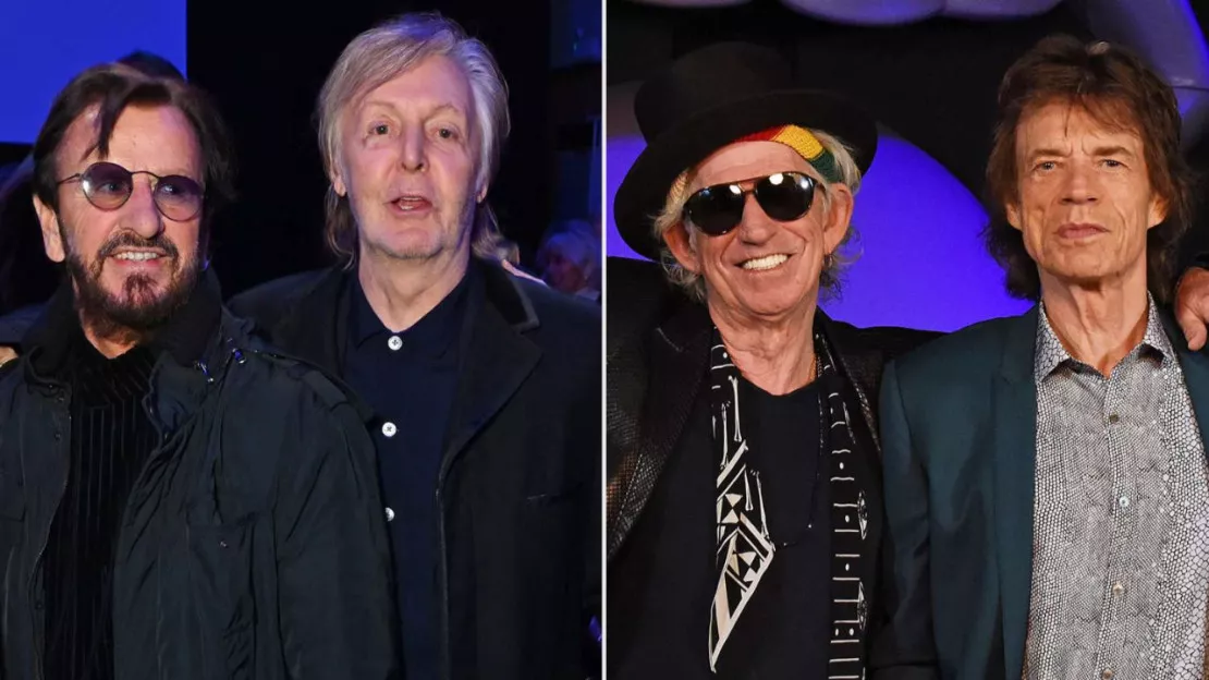 Les Rolling Stones : leur folle collaboration avec Paul McCartney et Ringo Starr