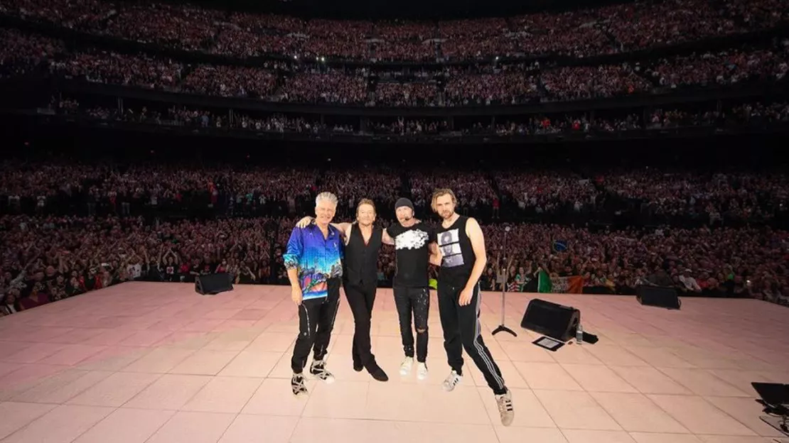 U2 publie un dernier souvenir de sa résidence à Las Vegas