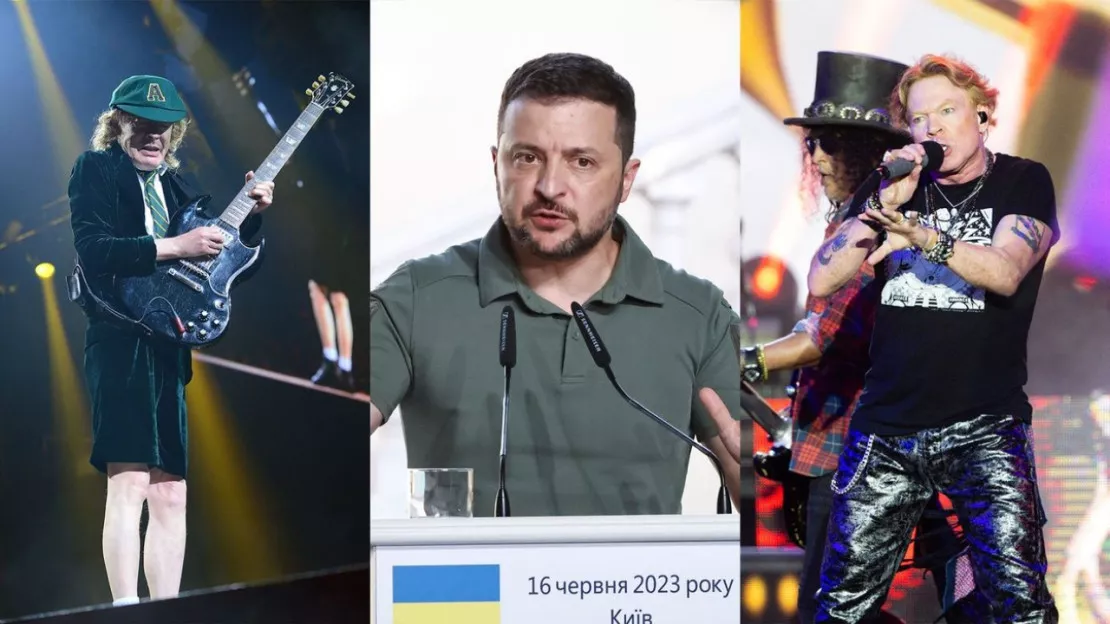 Volodymyr Zelensky : le dirigeant ukrainien raconte comment le rock l'aide pendant cette période de guerre