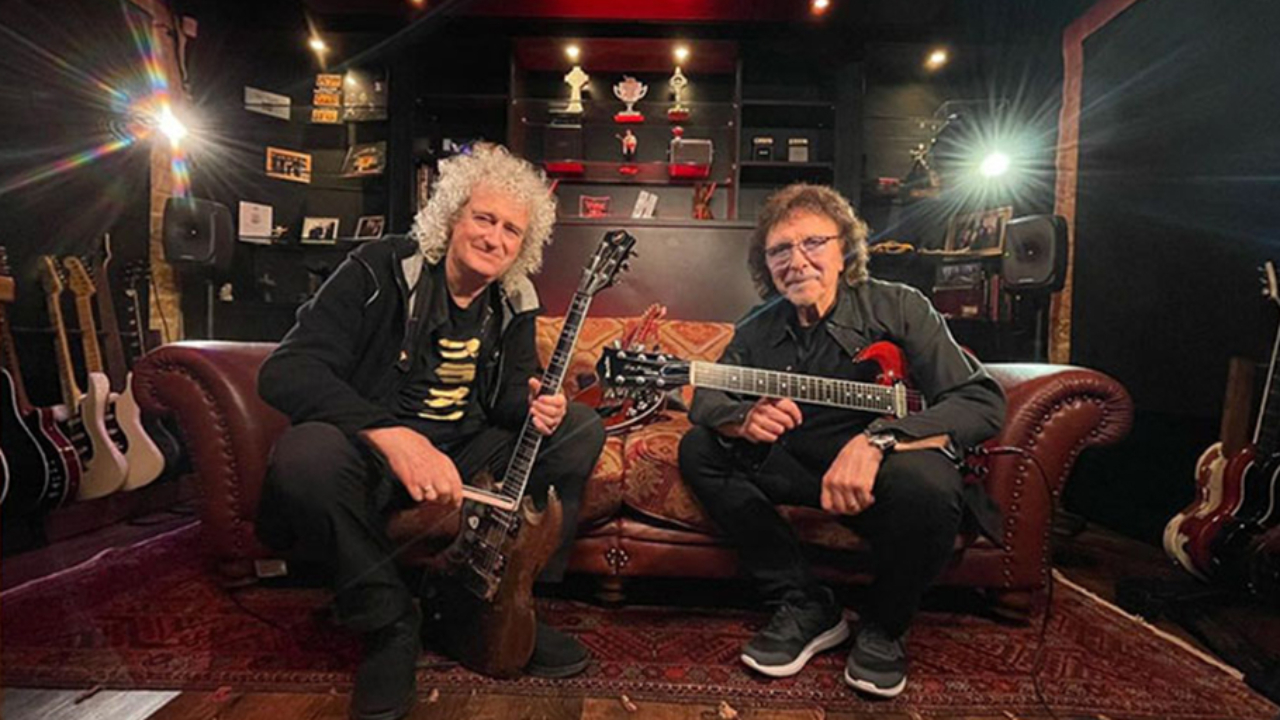 Brian May reprend "Paranoid" avec Tony Iommi