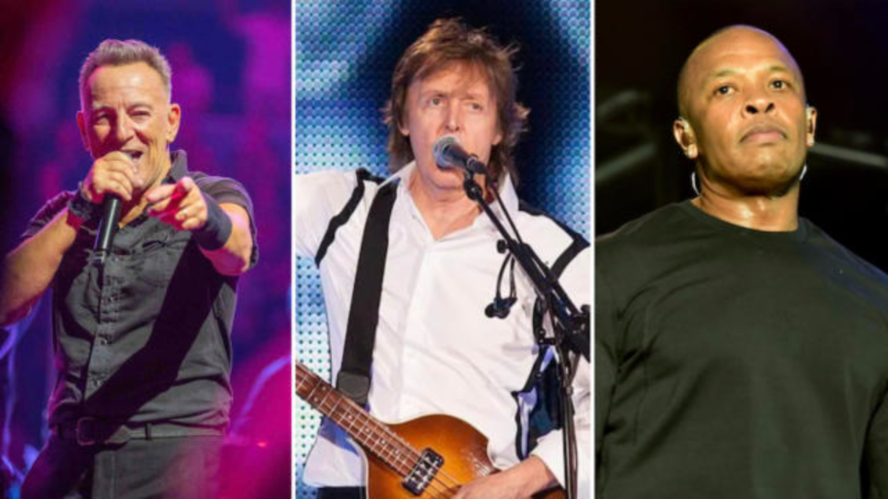 Bruce Springsteen, Paul McCartney et Dr. Dre réunis à la même table ! Bruce Springsteen, Paul McCartney et Dr. Dre réunis à la même table !