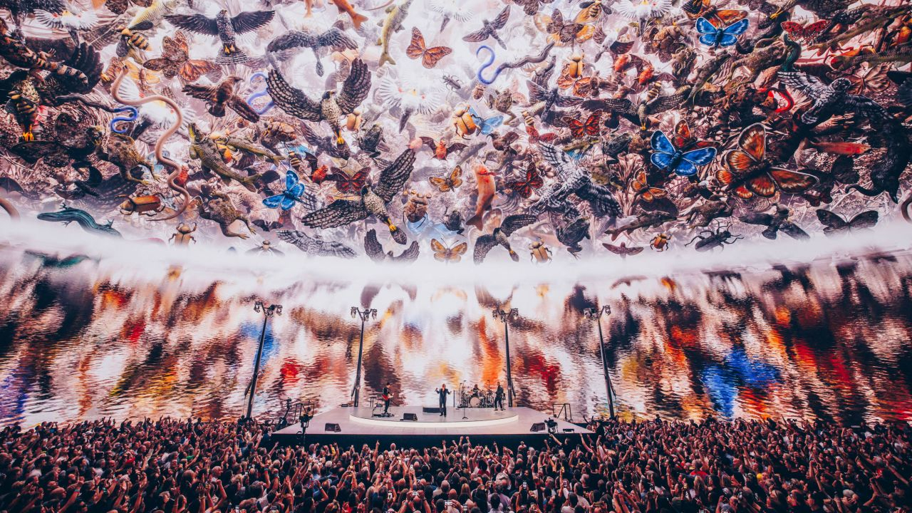 U2 : les images impressionnantes de leur concert dans la "Sphere"