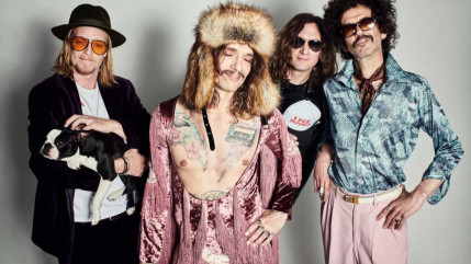 Justin Hawkins : les circonstances particulières qui ont fait de lui le frontman de The Darkness Justin Hawkins : les circonstances particulières qui ont fait de lui le frontman de The Darkness
