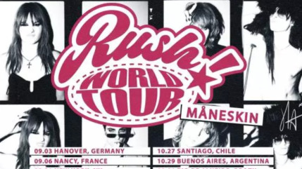 Måneskin annonce une tournée mondiale pour 2023 ! Måneskin annonce une tournée mondiale pour 2023 !